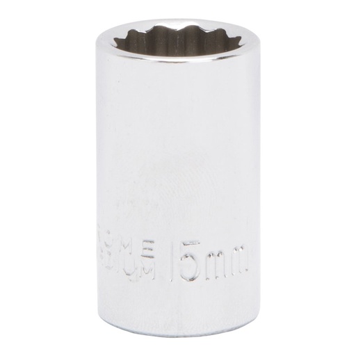 [3112729] Socket 15mm 1/2" Drive 12pt