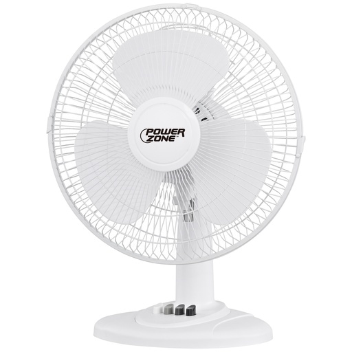 [8508400] Table Fan 16" 3-Blade White