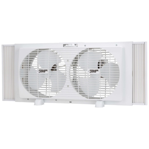 [7988934] Twin Window Fan 9" 2-Speed White