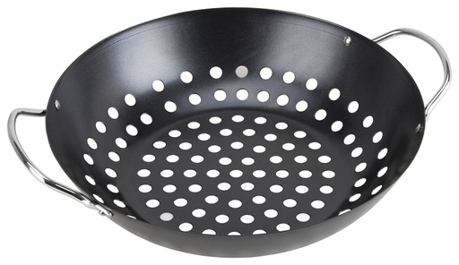 [9405457] Grill Basket Non-Stick Black