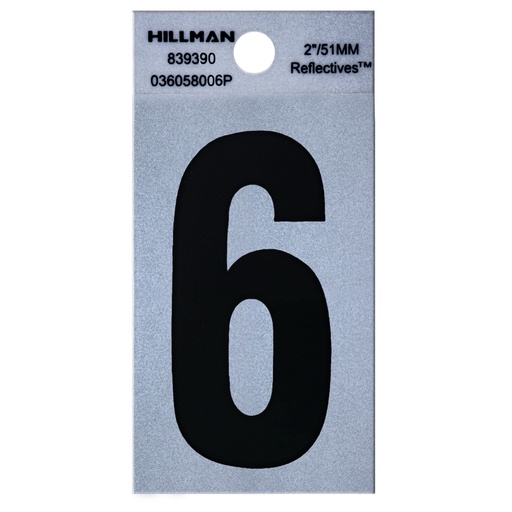 [839390] 2 B/S REFLEC MYLAR #6