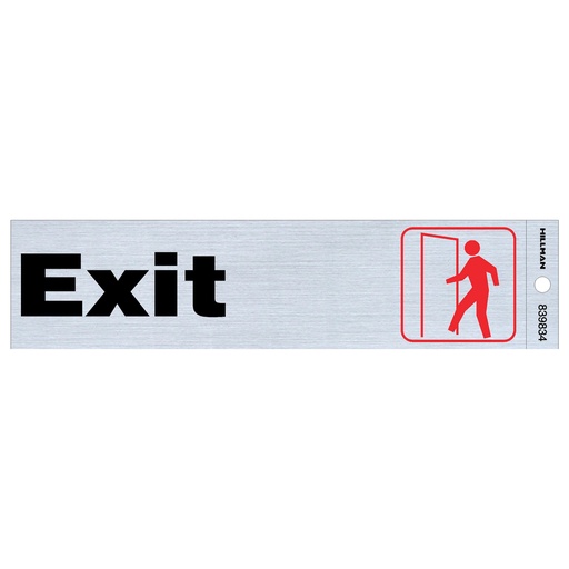 [839834] 2X8 SIGN-EXIT
