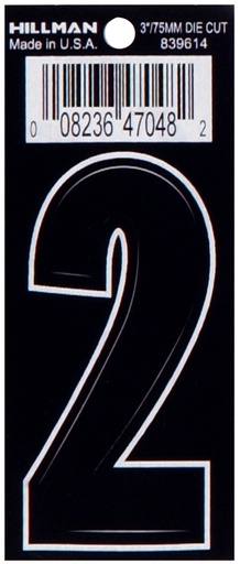 [839614] 3 DIE-CUT BLACK VINYL 2