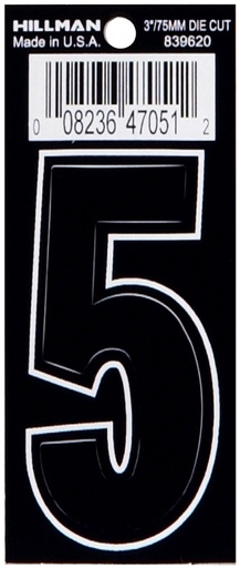 [839620] 3 DIE-CUT BLACK VINYL 5