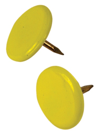 [122671] THUMB TACK YELLOW (40)