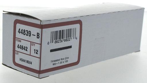 [44842-B] 44839-B ROD M6-1.00X100