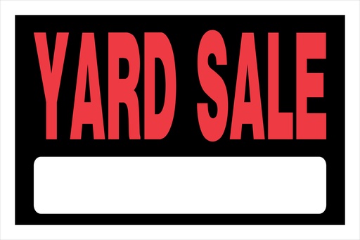 [839950EA] 8X12 YARD SALE