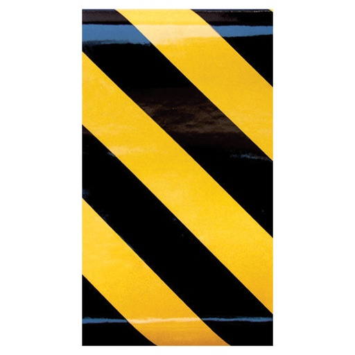 [840378] REFL TAPE 24X2 BLACK/YELLOW