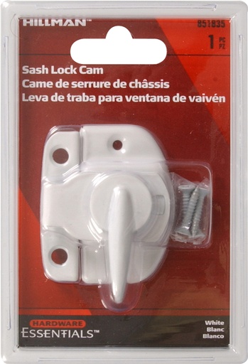 [851835] CD-SASH LK CAM TYPE WHT 