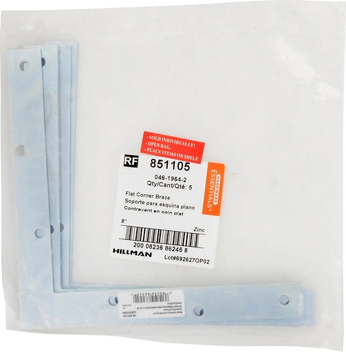 [851105] FG-FLT CRNR IRN 8X1 ZC