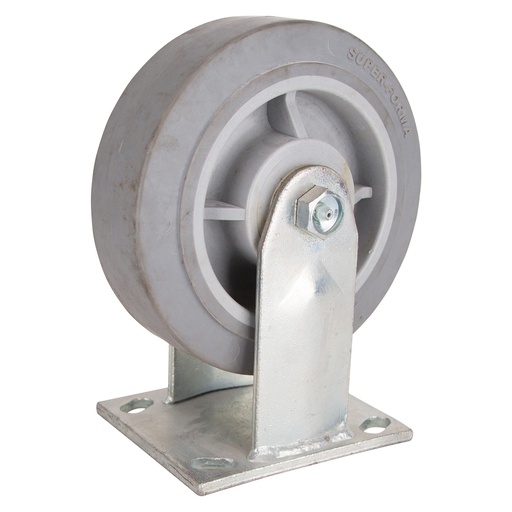 [1833458] Caster Rigid Plate 6" Rubber Wheel 500LB