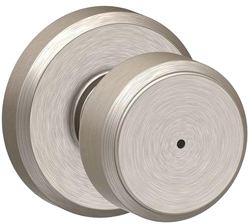 [F40VBWE619] Door Knob Bed & Bath Satin Nic