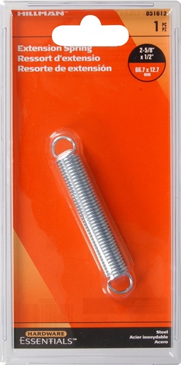 [851613] CD-SPRING EXT 2-5/8X1/2