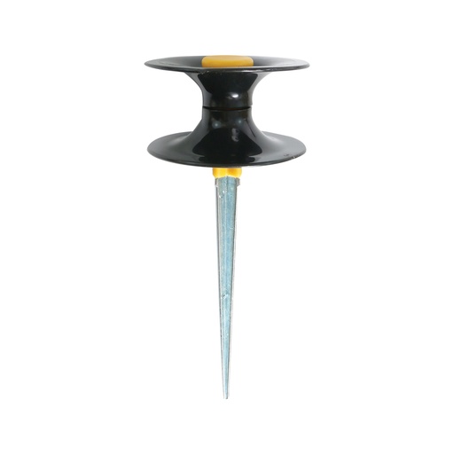 [3890662] Hose Guide w/Metal Spike 9" Black/Yellow