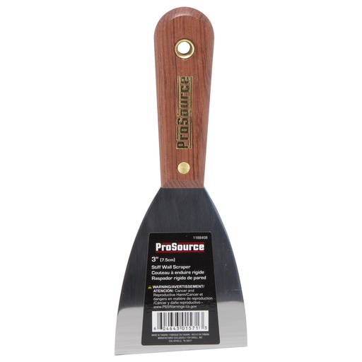 [1188408] Wall Scraper 3" Stiff Angle Metal Blade