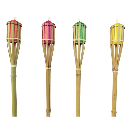 [4253365] BAMBOO TORCH ASST COLORS 4FT