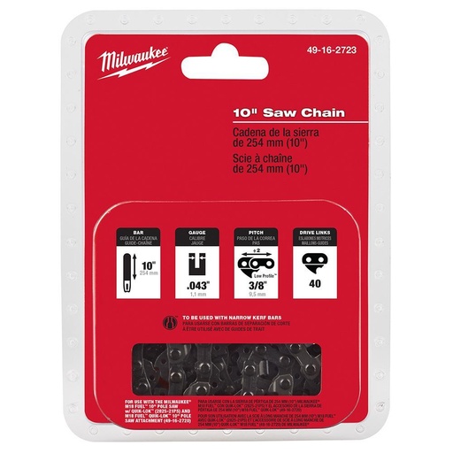 [49162723] POLE SAW REPLACEMENT CHAIN 10IN 