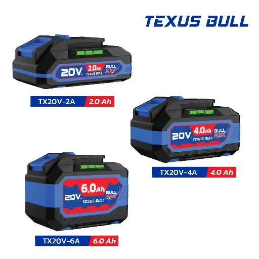 [PMTX20V-4A] Texus Bull 20V LITHIUM-ION 4.0AH BATTERY PACK