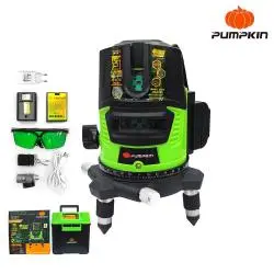 [PM28267] GREEN 5 LINE LASER LEVEL 520nm