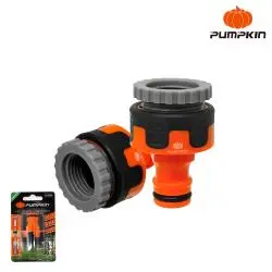 [PM42283] RUBBER COATED TAP CONNECTOR BSP1/2"-3/4