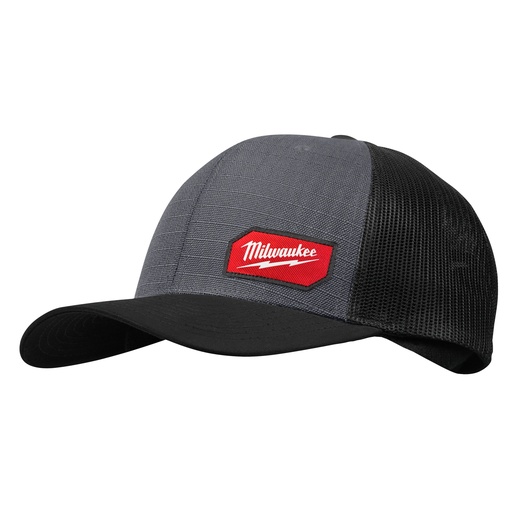[505G] GRIDIRON™ Snapback Trucker Hat - Grey