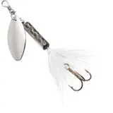 [BFWT1SIL] Blue Fox Whip Tail Deep Runner Spinner 1/8oz. Silver