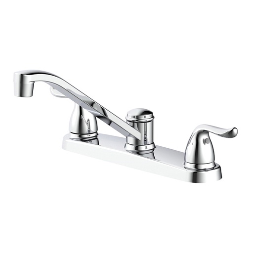 [2229227] Kitchen Faucet 2 Handle Chrome
