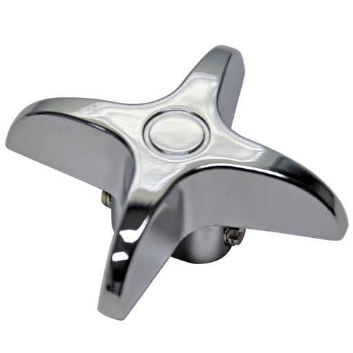 [80025] HNDL FAUCET CRSS-ARM CHRM FNSH