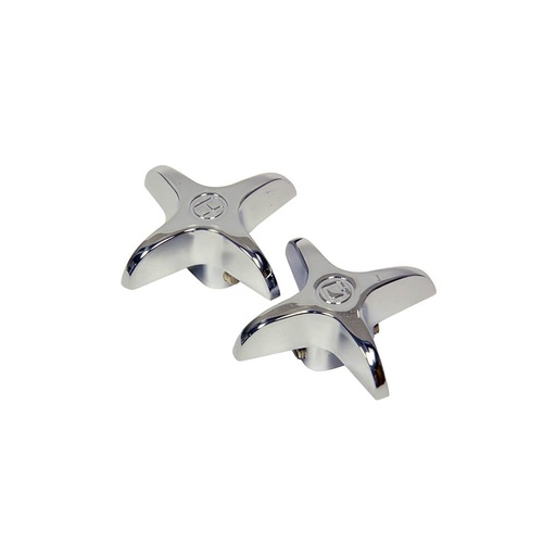 [88517] HANDLE FAUCET CROSS-ARM CHROME
