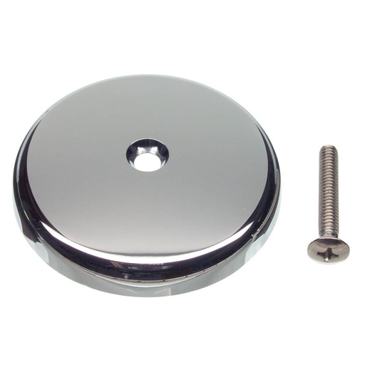 [89052] PLATE OVERFLOW 1-HOLE CHROME