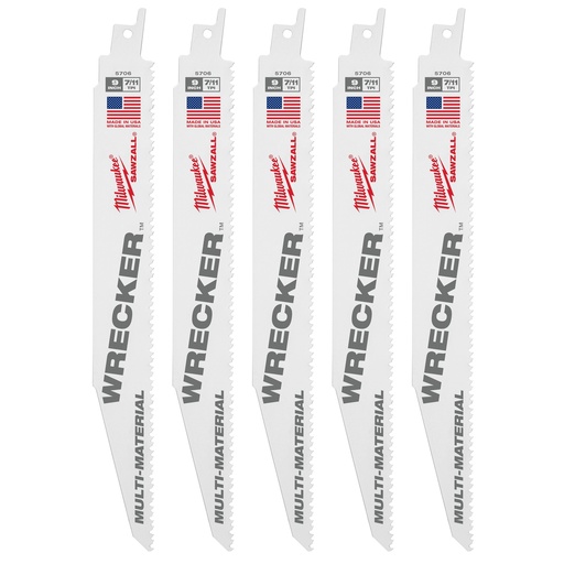 [48005706] 9" Sawzall Blade 8 TPI Wrecker