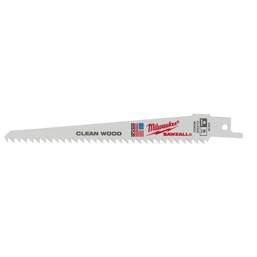 [48005015] 6" Sawzall Blade 6 TPI