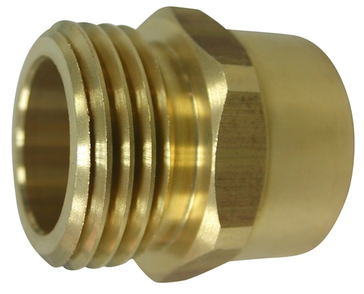 [4994869] Hose Adapter 3/4" MGH x 3/4" FPT Brass