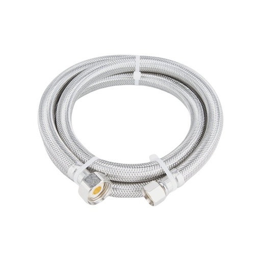 [7554090] Sink Supply Line 48" Stainless Steel 3/8"Comp x 1/2"FIP