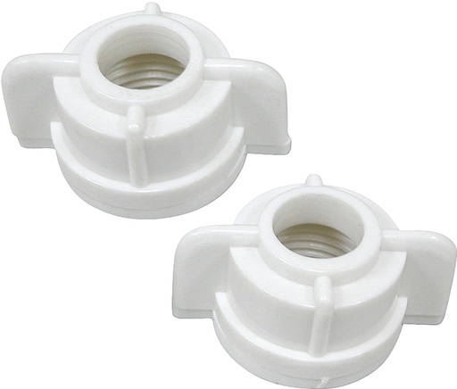 [6047039] Faucet Coupling Nut 1/2" Plastic White