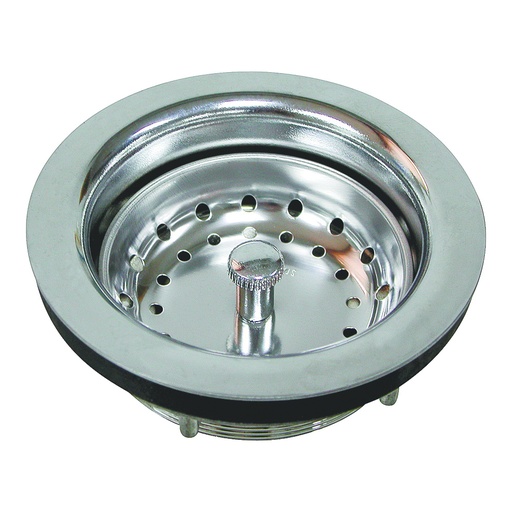[7619588] Sink Strainer 3-1/2" Brass/Chrome