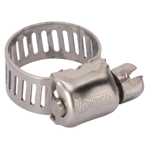 [8571846] Hose Clamp #2 Stainless Steel Clamp & Screw 7/32"-5/8"