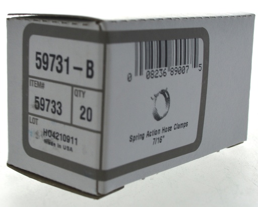 [59733-B] 59731-B 7/16 SPR CLAMP